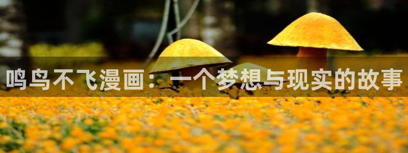在线观看香蕉漫画：鸣鸟不飞漫画：一个梦想与现实的故事